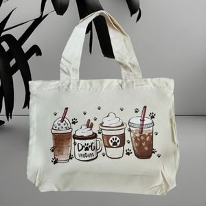 Dog Mom Graphic Tote Bag